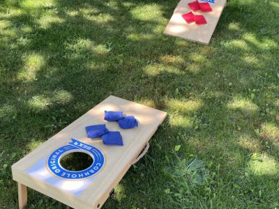 Lauko žaidimų nuoma cornhole